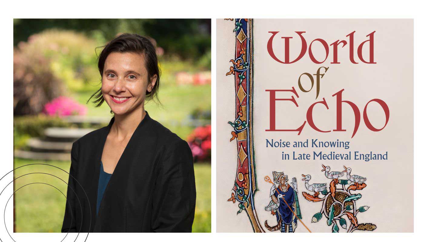 Adin E. Lears, Ph.D. and the cover of 'World of Echo'